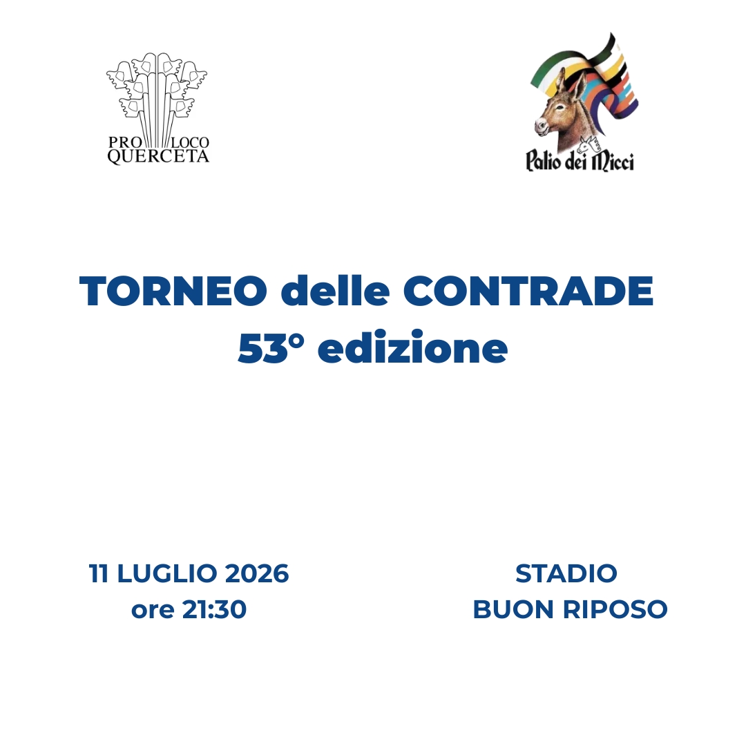 53° Torneo di Calcio delle Contrade del Palio dei Micci